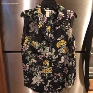 H&M Sheer Sleeveless top 10